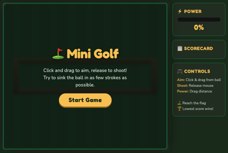 Mini Golf Thumbnail